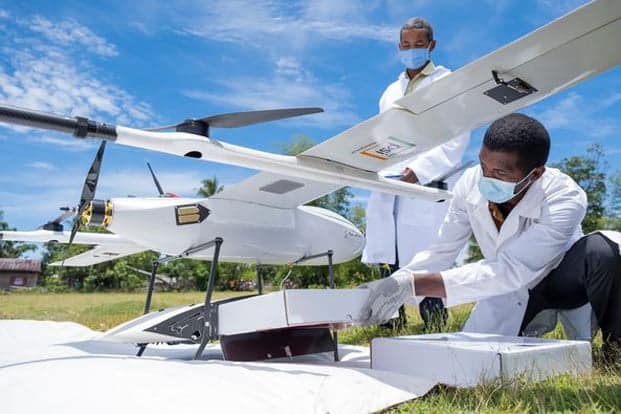 Image à la une de Planning familial – Envoi d’outils contraceptifs par drone