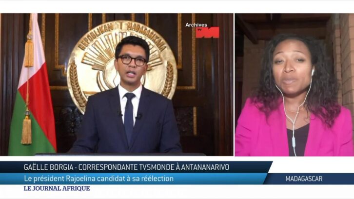 Image à la une de Madagascar : le président Rajoelina candidat à sa réélection