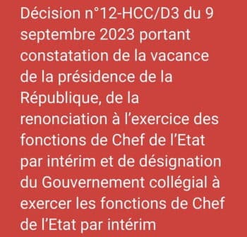 Image à la une de MADAGASCAR. C’est le Premier ministre Ntsay Christian et son Gouvernement qui dirigeront les fonctions de Chef d’Etat par interim, selon la Constitution.