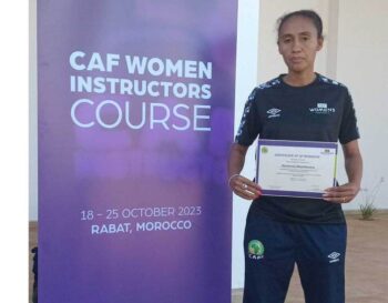 Image à la une de CAF- Formation des instructrices : Hortensia Mamihasina présente au Maroc