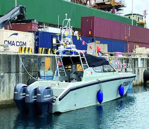 Image à la une de Surveillance côtière – Dotation d’un bateau intercepteur rapide du Japon