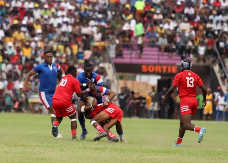 Image à la une de RUGBY À XV- COUPE DE MADAGASCAR  –   Le Cosfa dompte FT Manjakaray