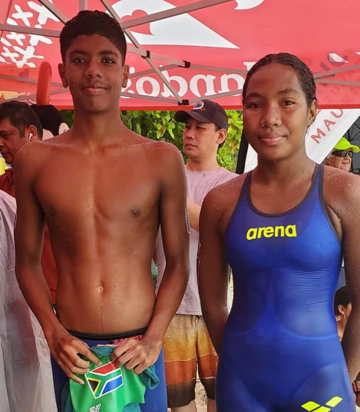 Image à la une de NATATION – EAU LIBRE 5KM – Baritiana cinquième, Miranda neuvième