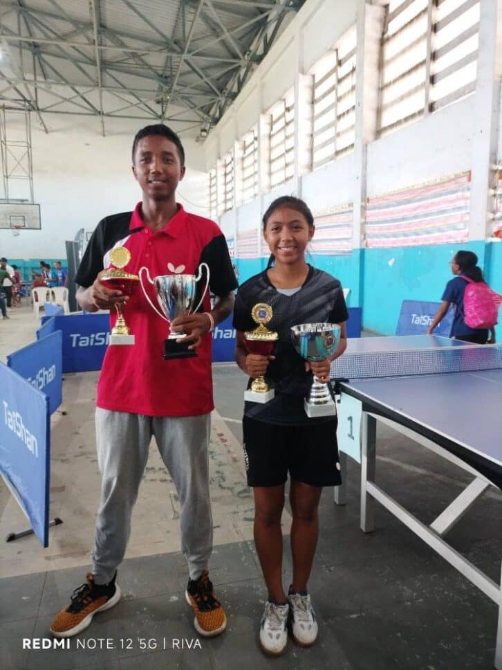 Image à la une de TENNIS DE TABLE – MADA – Riva et Océane sur le toit national