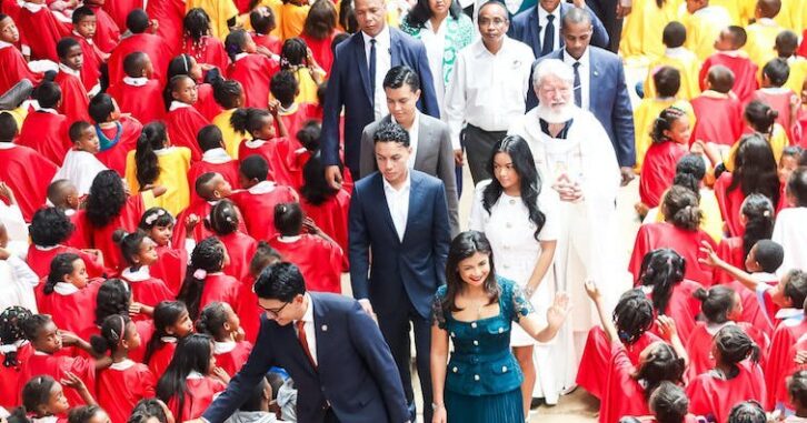 Image à la une de Fête de la Nativité : Andry Rajoelina à Akamasoa