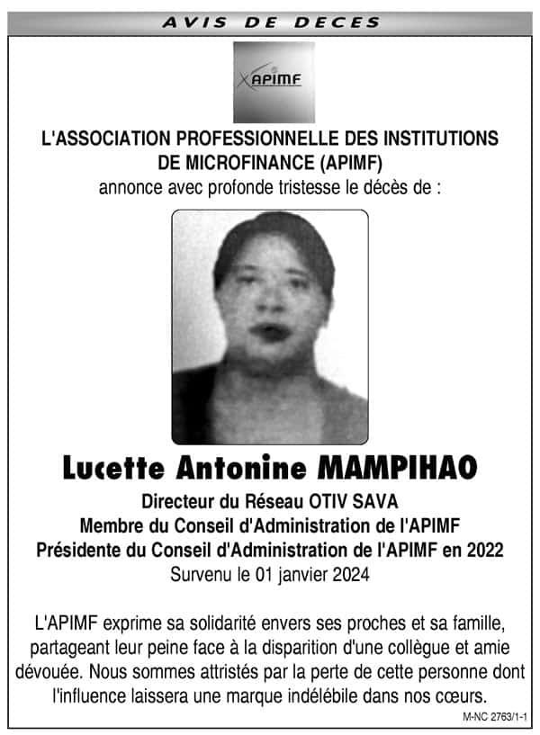 Image à la une de Nécrologie du 3 janvier 2024