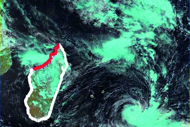 Image à la une de Océan Indien – 3 systèmes dépressionnaires en évolution 