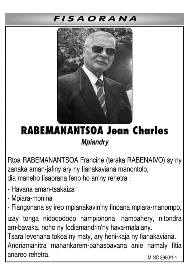 Image à la une de Nécrologie du 14 février 2024