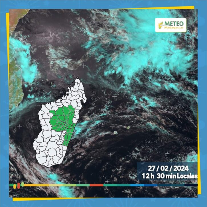 Image à la une de MÉTÉO –  Une zone suspecte au Nord-est de Madagascar