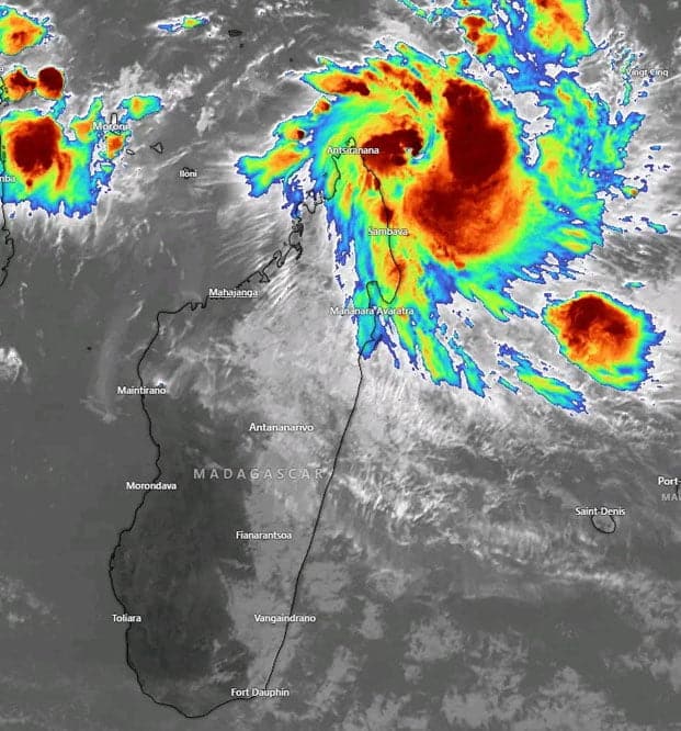 Image à la une de Tempête tropicale Gamane – Une réelle menace pour Madagascar