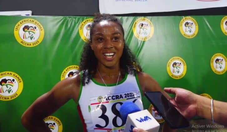 Image à la une de ATHLÉTISME – 200 M – Claudine Nomenjanahary en finale