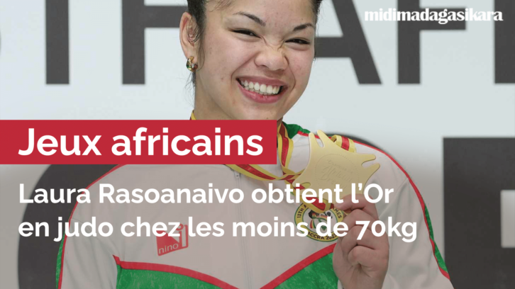 Image à la une de Jeux africains 2024 : Laura Rasoanaivo remporte l’Or en judo chez les moins de 70kg
