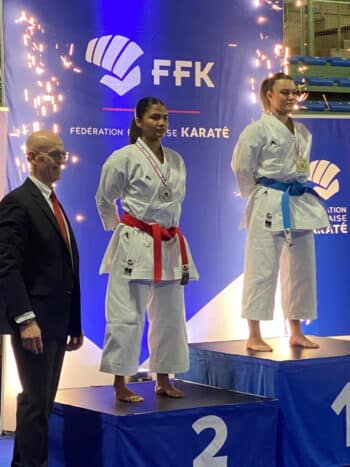 Image à la une de KARATÉ – COUPE DE FRANCE – Tsiory Ratafika s’adjuge une médaille d’argent