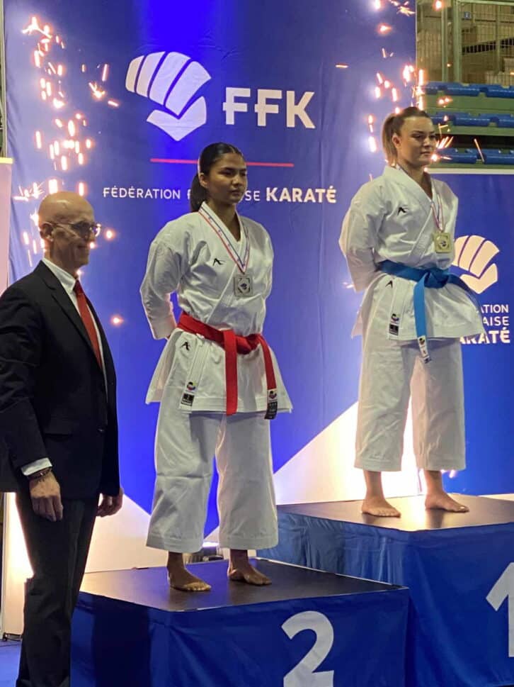 Image à la une de KARATÉ – COUPE DE FRANCE – Tsiory Ratafika s’adjuge une médaille d’argent