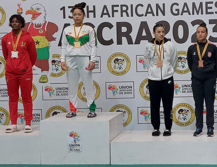 Image à la une de JUDO – JEUX AFRICAINS – Laura Rasoanaivo brille en or