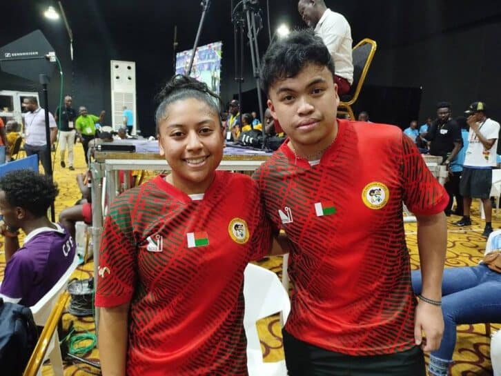 Image à la une de TENNIS DE TABLE – JEUX AFRICAINS –  Le duo Fabio-Karen en bronze