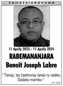Image à la une de Nécrologie du 11 avril 2024