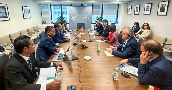 Image à la une de Madagascar présent à la réunion de printemps du FMI