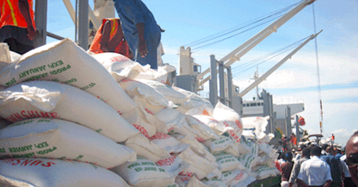 Image à la une de Baisse des importations de riz