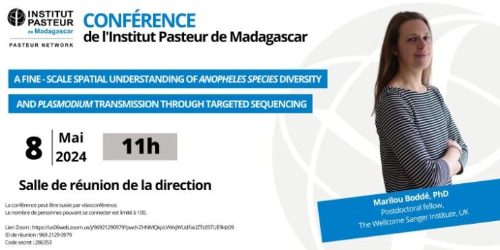 Image à la une de Conférence de l’Institut Pasteur de Madagascar : le mercredi 8 mai 2024 à 11h
