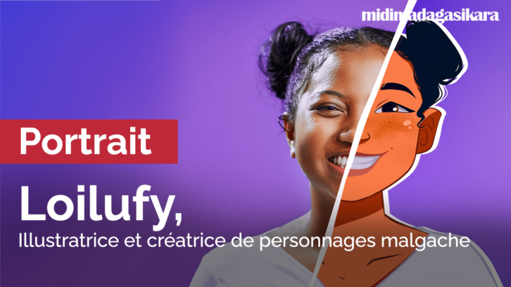 Image à la une de Portrait : Loilufy, illustratrice et créatrice de personnages malgache