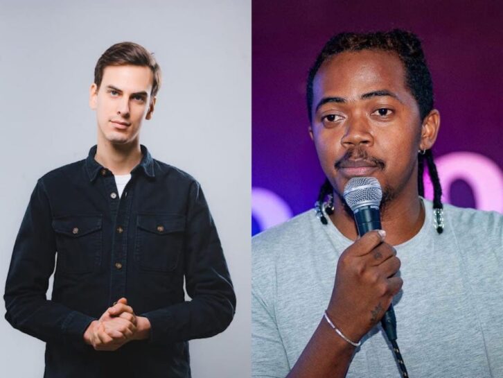 Image à la une de STAND-UP –  Sombiniaina accompagne Rodrigue sur scène