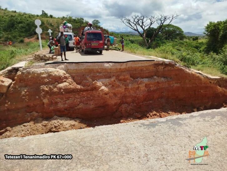 Image à la une de CYCLONE GAMANE – De grands travaux dans les zones sinistrées