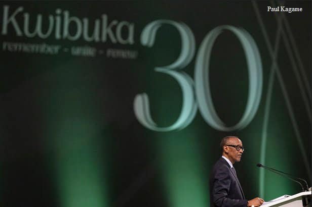 Image à la une de Kigali, Kwibuka 30, 07 avrily 2024. Ny kabary manontolon’ny Filoha Paul Kagame, nadikan’i Jeannot Ramambazafy amin’ny teny malagasy