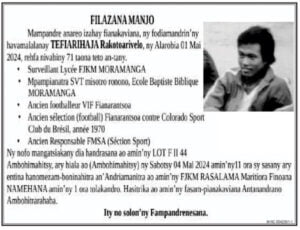 Image à la une de Nécrologie du 03 avril 2024