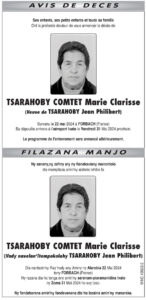 Image à la une de Nécrologie du 27 mai 2024