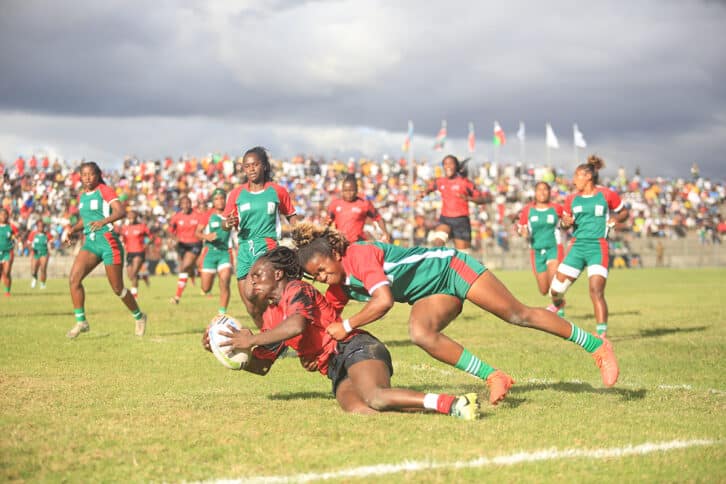 Image à la une de RUGBY – AFRICA WOMEN’S CUP  – Les Ladies Makis dominent les Kényanes