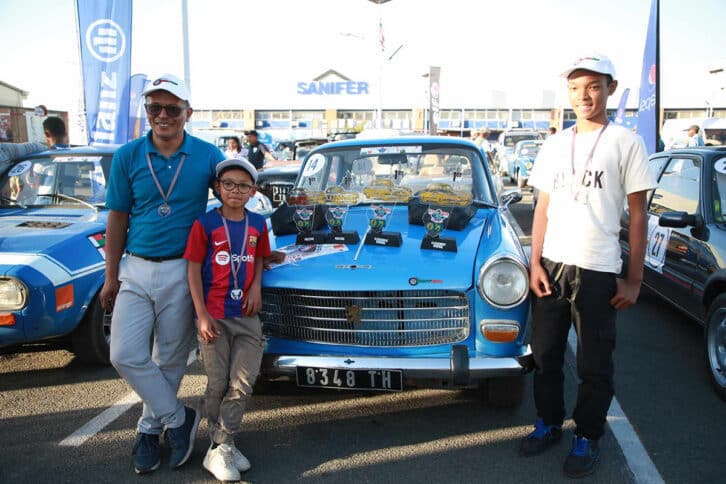 Image à la une de RALLYE VHR  – Le trio Randriantahiry sur P404 sacré