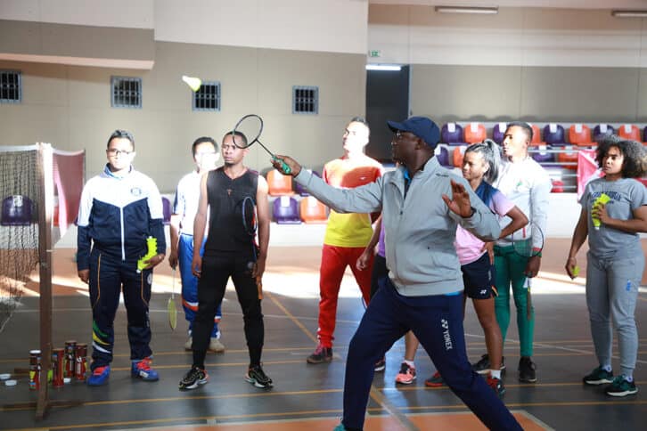 Image à la une de BADMINTON – STAGE – Bernadin Bokpe forme des entraîneurs niveau I