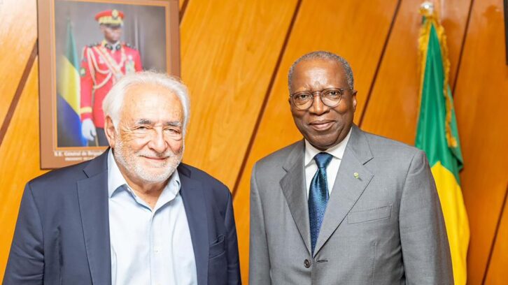 Image à la une de La discrète visite de DSK et Matthieu Pigasse au Gabon