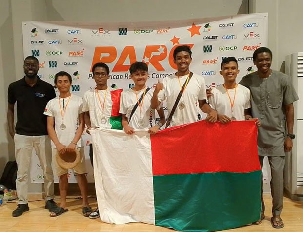 Image à la une de « Pan-African Robotics Competition » 2024 – La team Madagascar, vice-championne d’Afrique