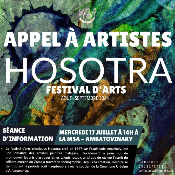 Image à la une de ART VISUEL – Le grand retour du Festival Hosotra sous le signe de la diversité