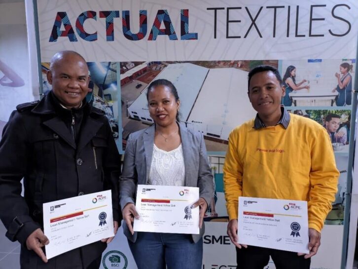 Image à la une de Actual Textiles : Formation sur le lean management, Yellow belt
