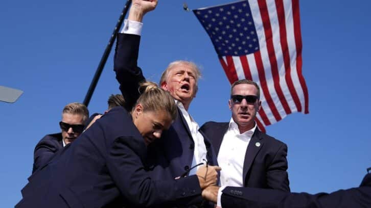 Image à la une de Mohammed VI à Donald Trump : « Je suis soulagé d’apprendre que vous êtes sain et sauf »