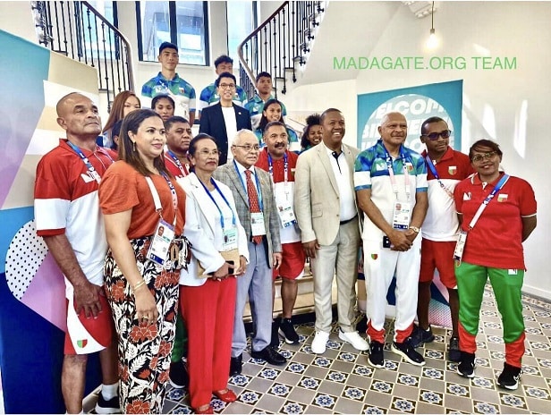 Image à la une de Filoha Andry Rajoelina nitsidika ny atleta tao amin’ny «Village Olympique » ao Paris