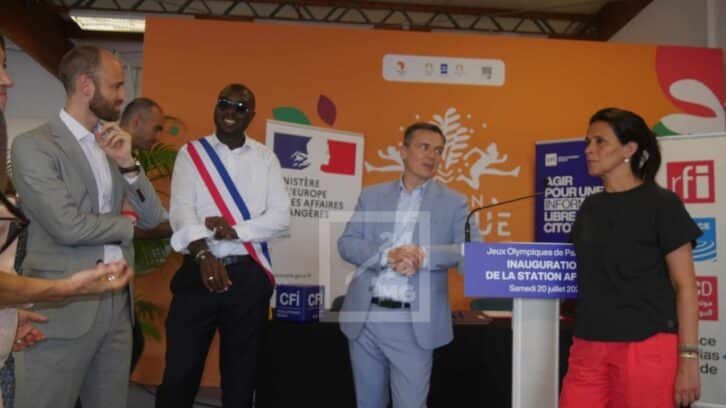 Image à la une de SPORT – Une Station Afrique installée à Saint-Denis au Nord de Paris à l’occasion des Jeux Olympiques