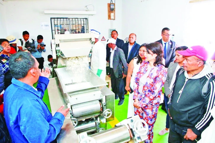 Image à la une de INDUSTRIE LOCALE  – Première unité ODOF pour le district d’Avaradrano