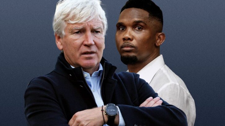 Image à la une de Au Cameroun, le conflit entre Samuel Eto’o et Marc Brys repart de plus belle