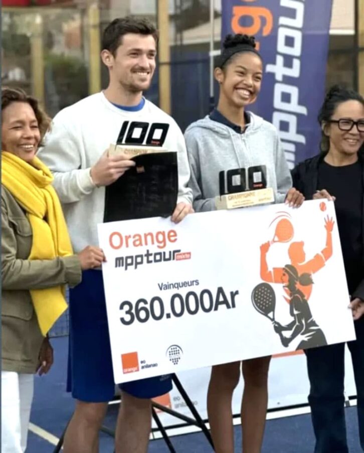 Image à la une de Padel – Orange MPPT mixte : Corentin et Fitia, sur la plus haute marche