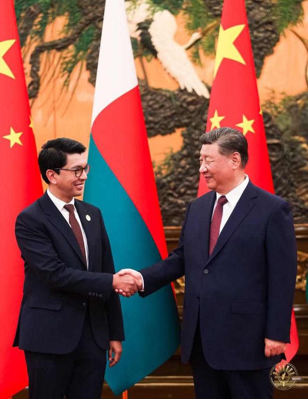 Image à la une de Coopération sino-malagasy – Andry Rajoelina et Xi Jinping sur la même longueur d’onde