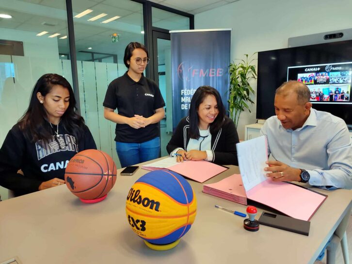 Image à la une de Fédération de basket-ball : Renouvèlement du contrat avec Canal+