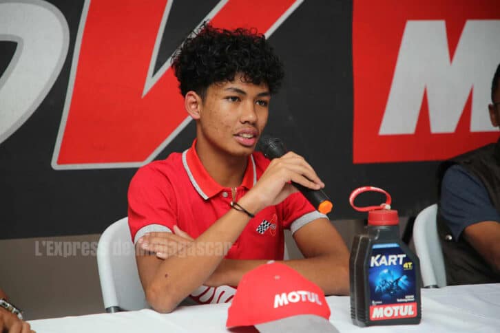 Image à la une de KARTING – MBOARA RAZAFINDRATSIMBA  – Premier rookie malgache à la Coupe du Monde