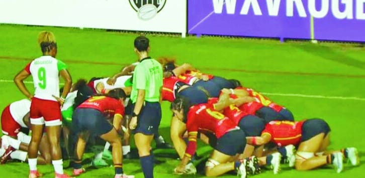 Image à la une de RUGBY – WXV3 – Les Ladies Makis dominées par les Lionnes espagnoles