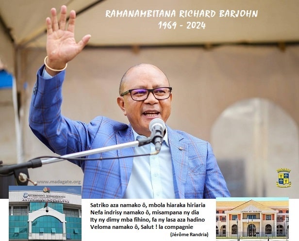 Image à la une de Richard Ramanambitana. Ny adidy tsy an’olon-dratsy… Lapan’ny Tanànan’Antananarivo, 13 septambra 2024 SARY 2