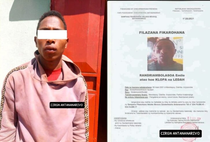 Image à la une de Kidnapping à Anjozorobe : Ledah, un des kidnappeurs recherchés, appréhendé