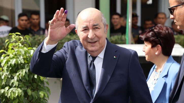 Image à la une de En Algérie, Abdelmadjid Tebboune réélu avec 94,65 % des voix